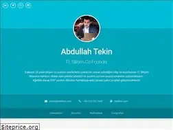 Sites similar to abdullahtekin.com