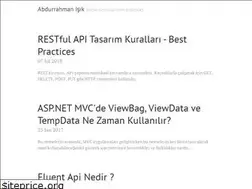 Sites similar to abdurrahman.github.io