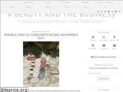 Sites similar to abeautyandthebusiness.com