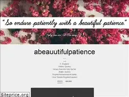 Sites similar to abeauutifulpatience.tumblr.com