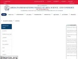 Sites similar to abedainamdarcollege.org.in