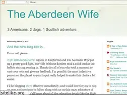 Sites similar to aberdeenwife.blogspot.com