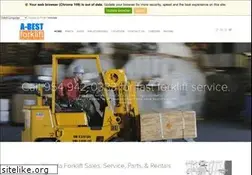 Sites similar to abestforklift.com