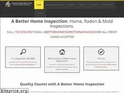 Sites similar to abetterhomeinspectioncolorado.com