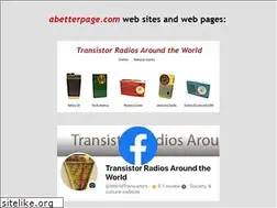 Sites similar to abetterpage.com