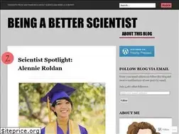 Sites similar to abetterscientist.wordpress.com