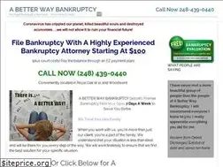Sites similar to abetterwaybankruptcy.com