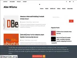 Sites similar to abewisnu.blogspot.com