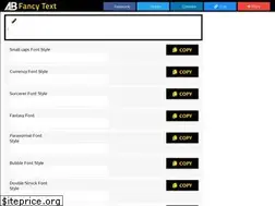 Sites similar to abfancytext.com