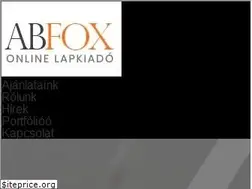 Sites similar to abfox.hu