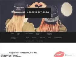 Sites similar to abgecheckt-blog.com
