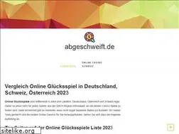 Sites similar to abgeschweift.de