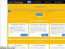 Sites similar to abhifilings.com