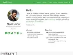 Sites similar to abhijitmishra.github.io