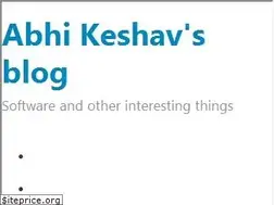 Sites similar to abhikeshav.com