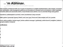 Sites similar to abhinavpuri.com