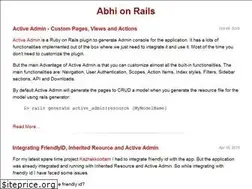 Sites similar to abhionrails.com