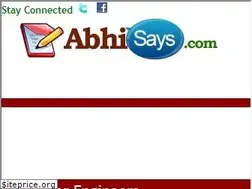 Sites similar to abhisays.com