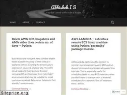 Sites similar to abhishekis.wordpress.com