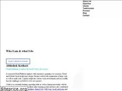 Sites similar to abhishekkothari.in