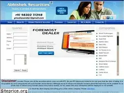 Sites similar to abhisheksecurities.com