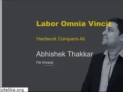 Sites similar to abhishekthakkar.com