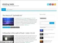 Sites similar to abidingwalk.com