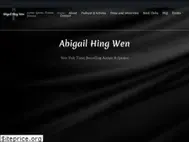 Sites similar to abigailhingwen.com