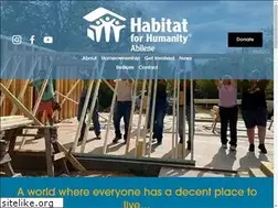 Sites similar to abilenehabitat.org