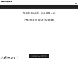 Sites similar to abilitychurch.org