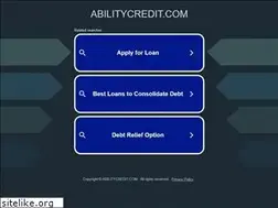 Sites similar to abilitycredit.com