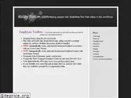 Sites similar to abilityforum.com