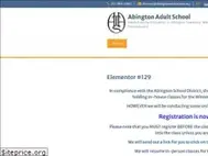 Sites similar to abingtonadultschool.org