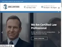 Sites similar to abklawyers.com.au