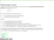 Sites similar to abkuerzung.ch