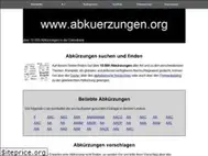 Sites similar to abkuerzungen.org