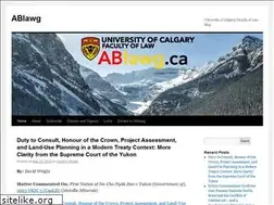 Sites similar to ablawg.ca