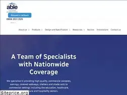 Sites similar to ablecanopies.co.uk