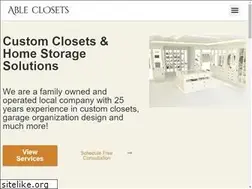Sites similar to ableclosets.com