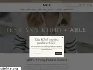 Sites similar to ableclothing.com