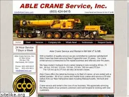 Sites similar to ablecrane.com