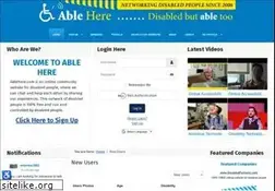 Sites similar to ablehere.com