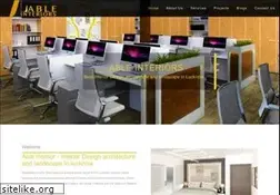 Sites similar to ableinterior.in