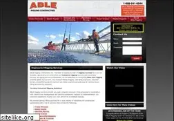 Sites similar to ablerigging.com