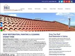 Sites similar to ableroofrestoration.com.au