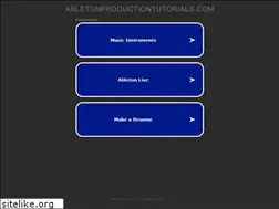 Sites similar to abletonproductiontutorials.com