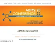 Sites similar to abmsconference.com