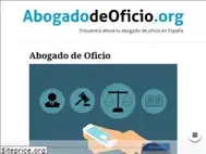 Sites similar to abogadodeoficio.org