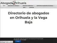 Sites similar to abogadoorihuela.net