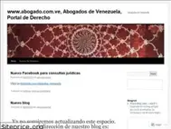 Sites similar to abogadosdevenezuela.wordpress.com